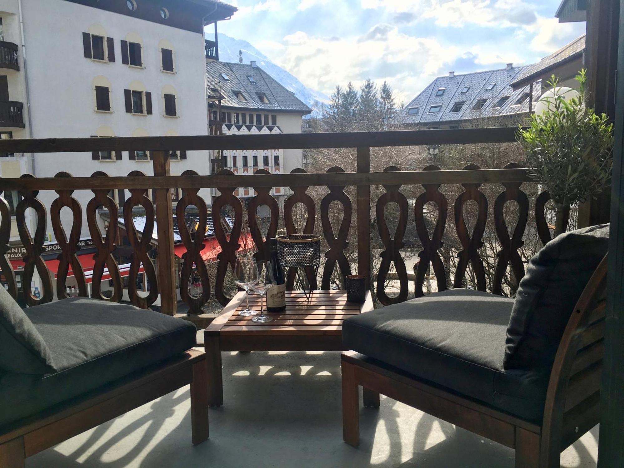 Chamonix Sud Studio With Mont Blanc Views Exterior foto